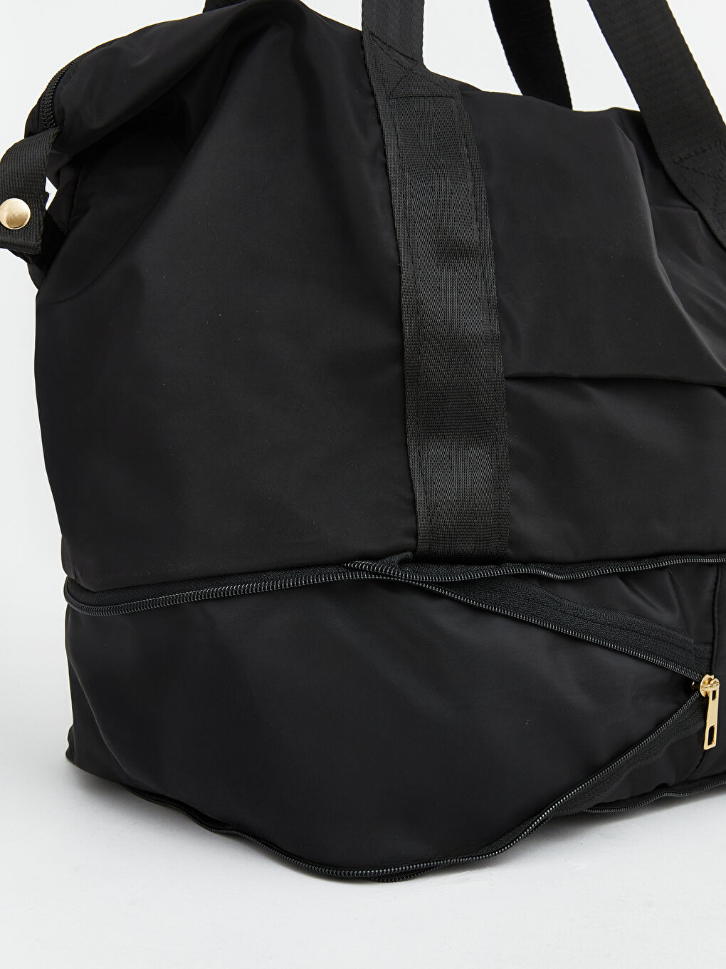 Siyah Ayarlanabilir Askılı Kadın Spor Çantası-4