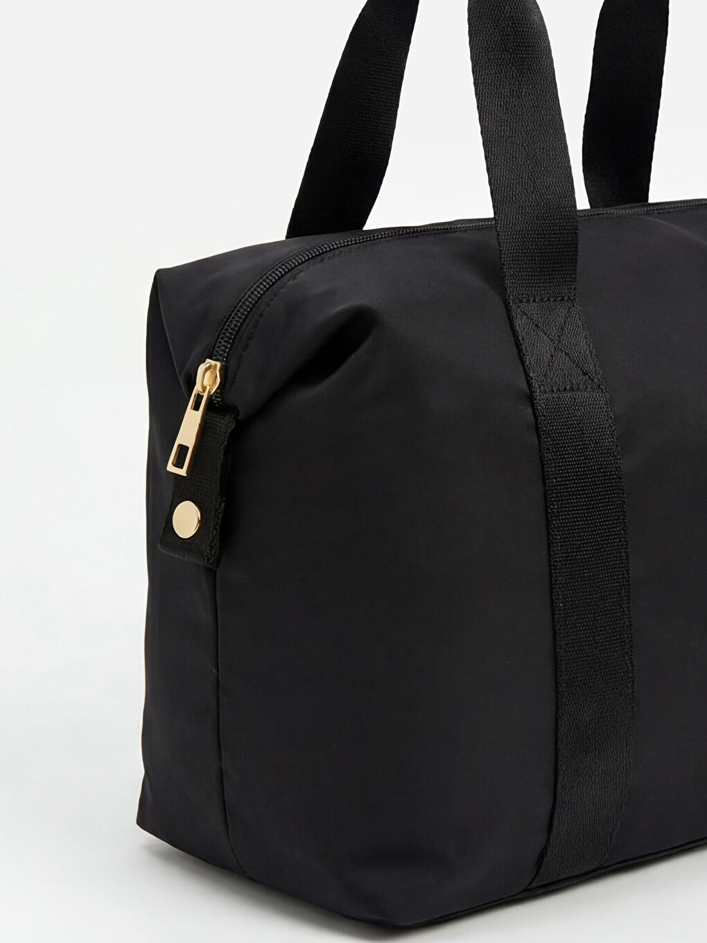 Siyah Ayarlanabilir Askılı Kadın Spor Çantası-5