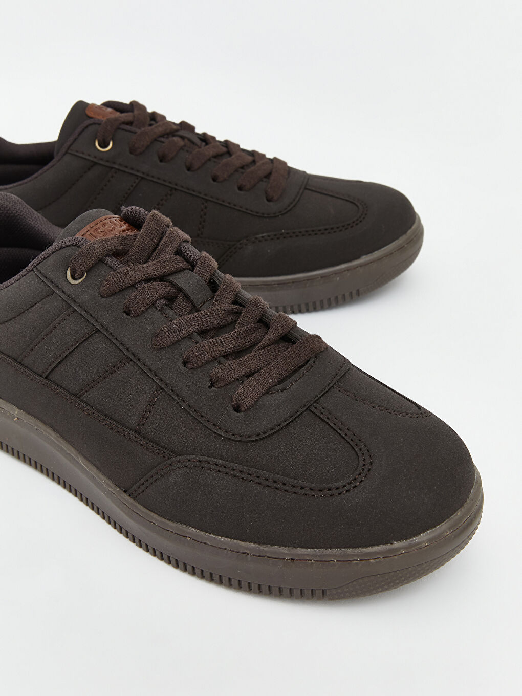 Kahverengi Süet Görünümlü Erkek Spor Ayakkabı-2