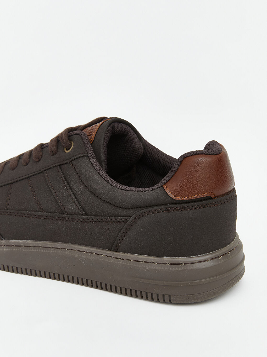 Kahverengi Süet Görünümlü Erkek Spor Ayakkabı-4