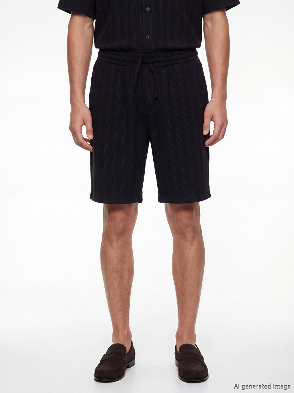 Shorts Homme Régulier Dobby-1