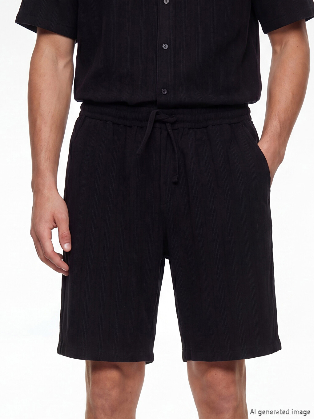 Shorts Homme Régulier Dobby-2