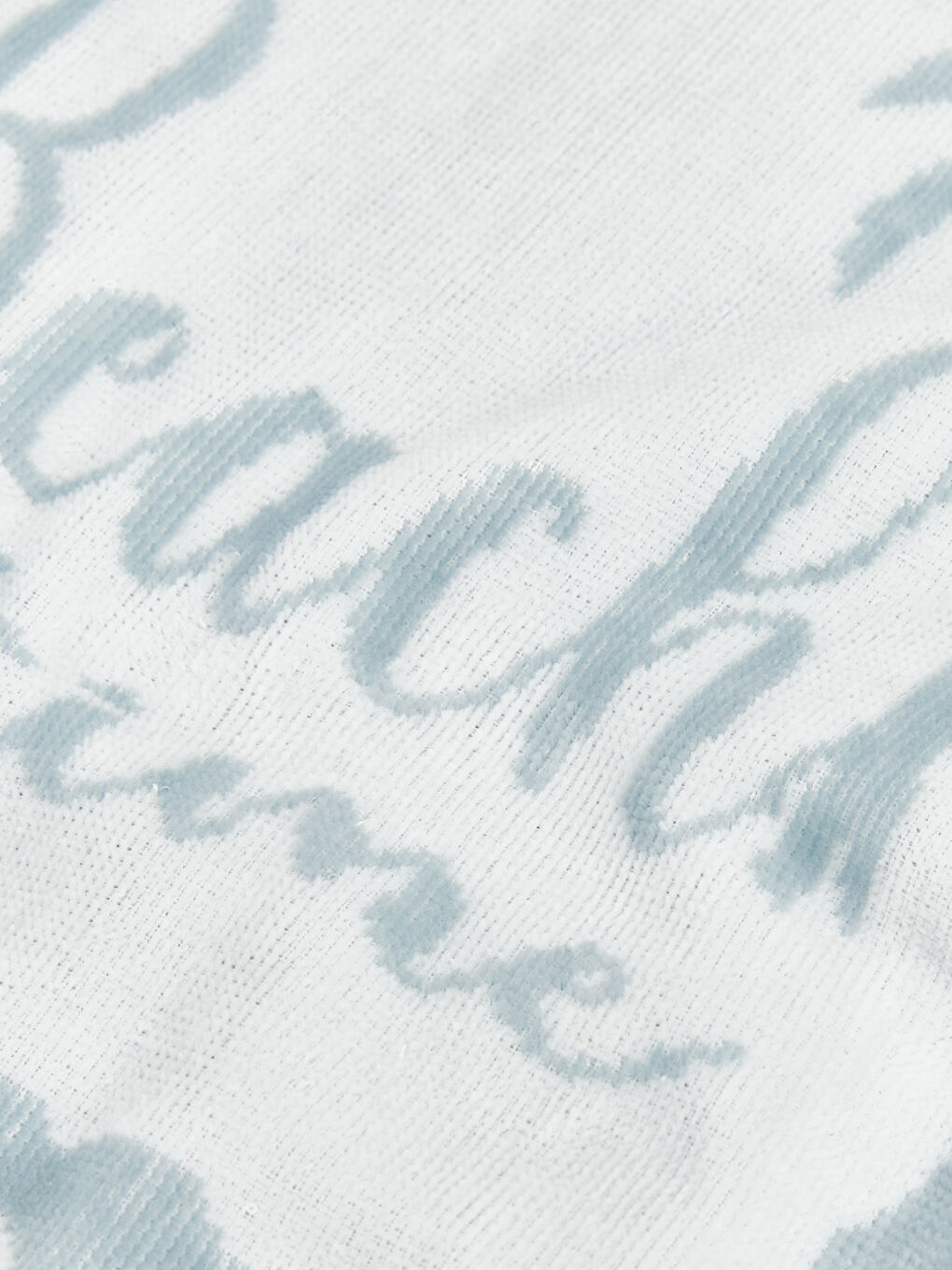 Beyaz Kareli Desenli Kadın Plaj Havlusu 70x150 cm-2