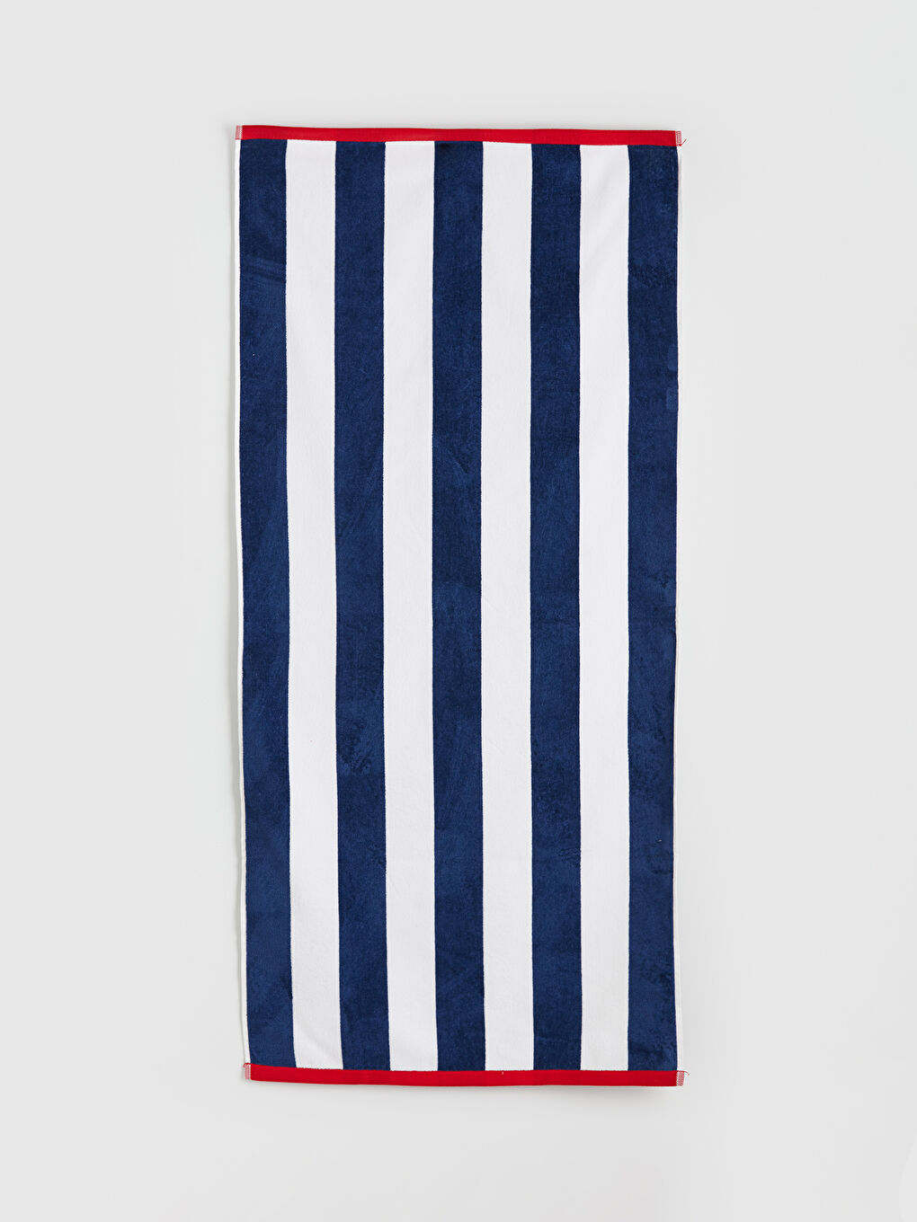 Lacivert Çizgili Kadın Plaj Havlusu 70x150 cm-2