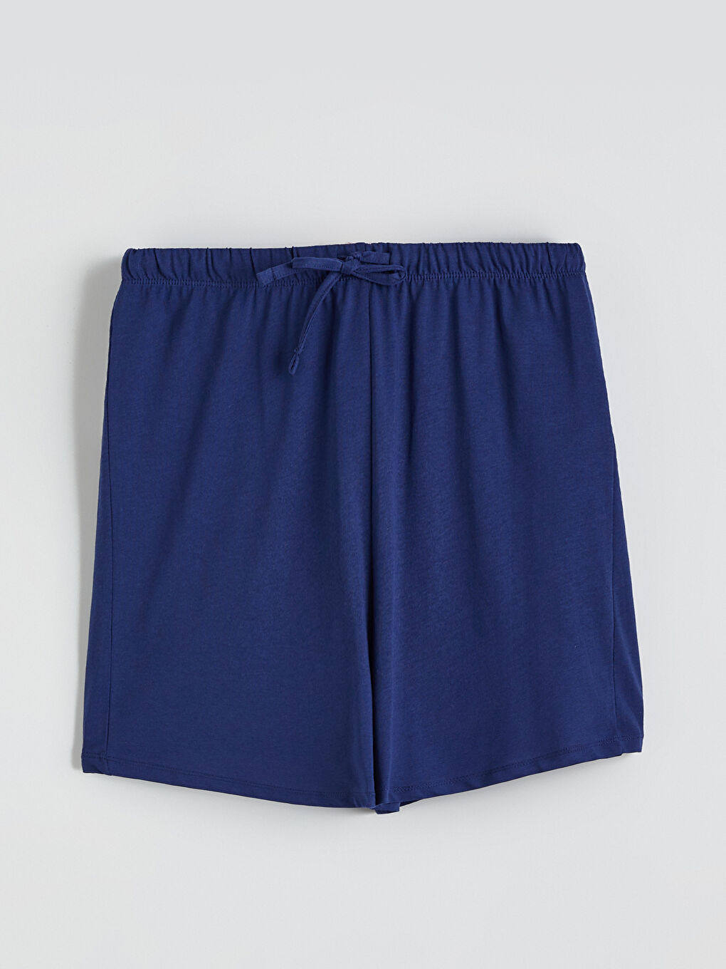 Lacivert Ayı Teddy Baskılı Kadın Şortlu Pijama Takımı-3