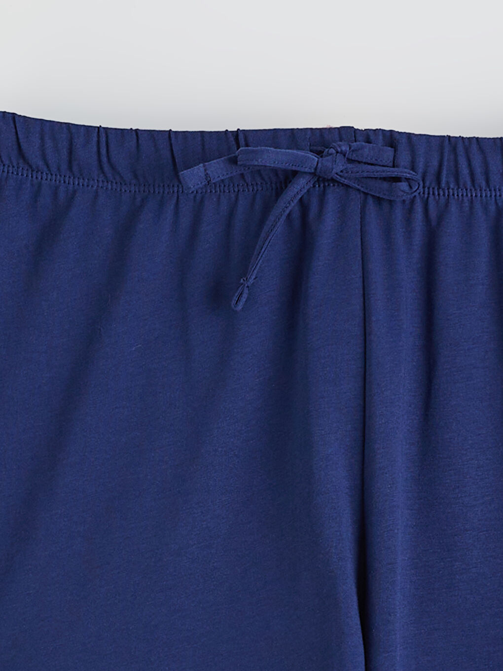 Lacivert Ayı Teddy Baskılı Kadın Şortlu Pijama Takımı-4