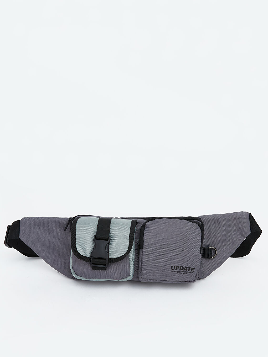 حقيبة خصر انثراسايت / رمادي داكن رجل-2