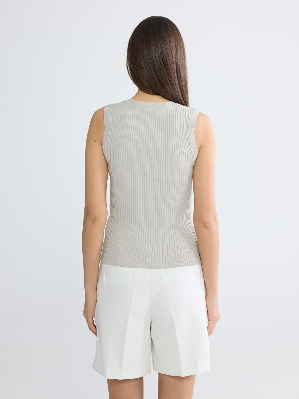 Woman GREY Tank Top-3