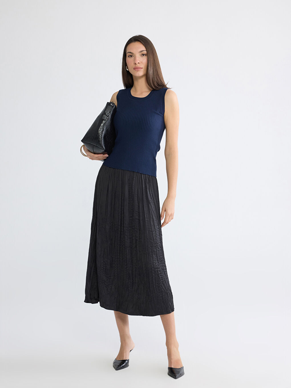 TAMNO PLAVA Top majica Žena-1