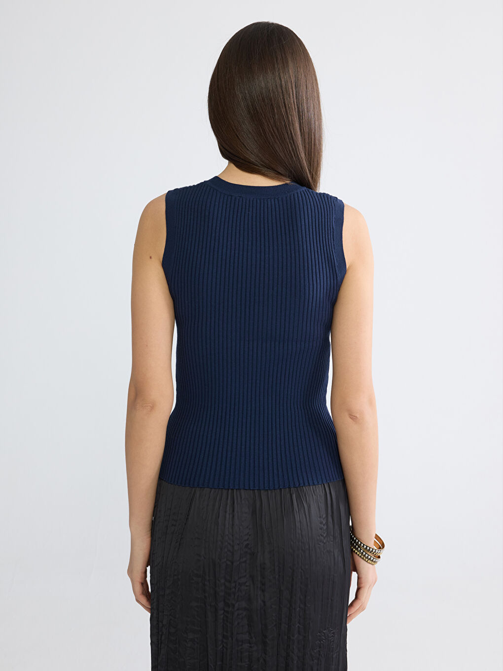 TAMNO PLAVA Top majica Žena-3