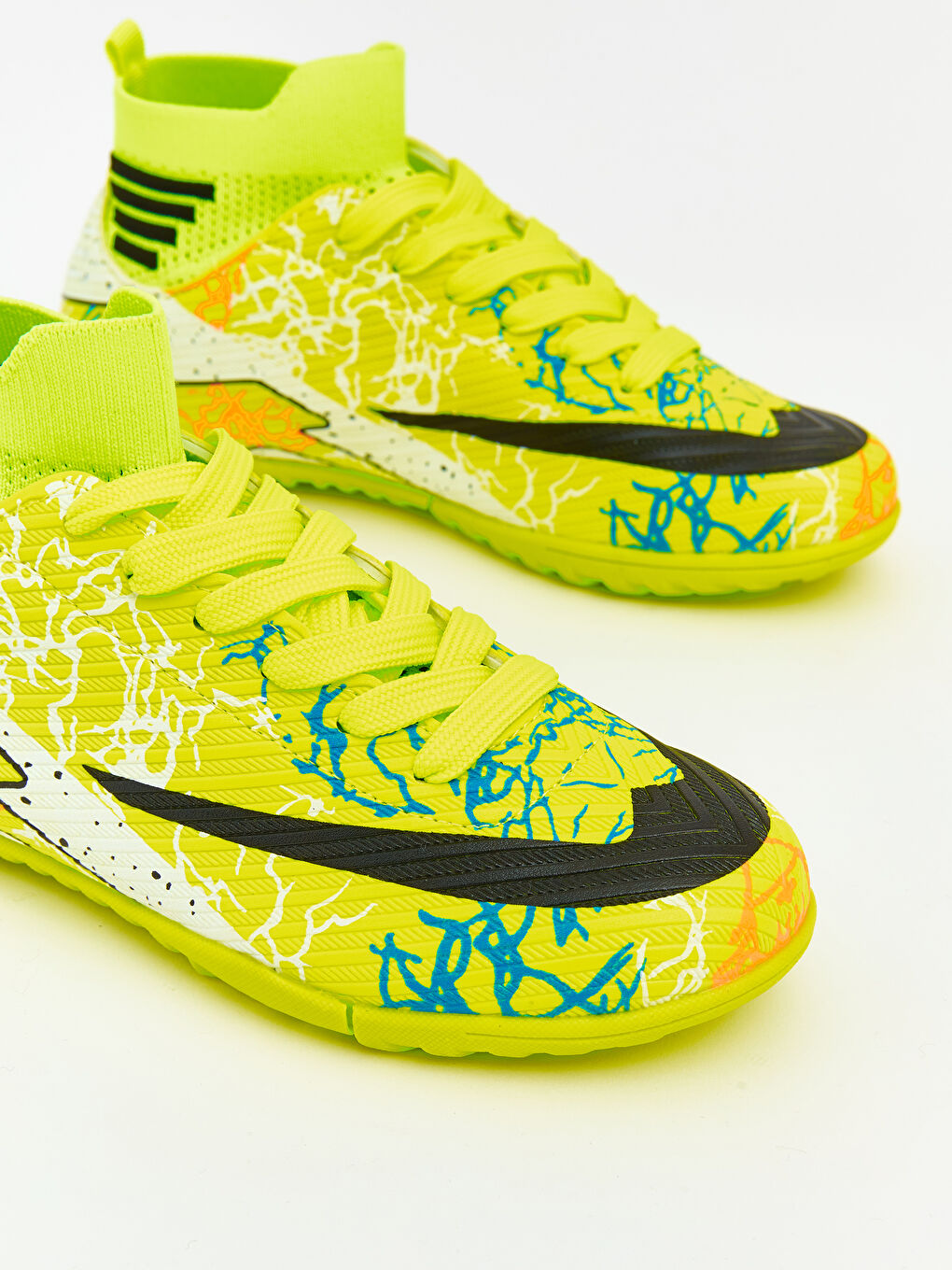 Printed Boys' Turf Soccer Shoes-2