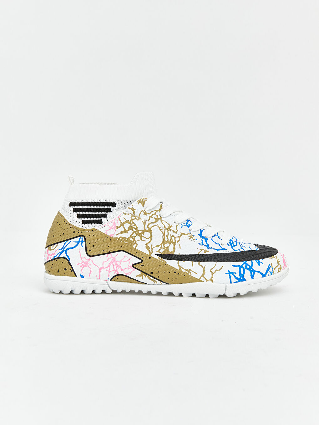 Printed Boys' Turf Soccer Shoes-1