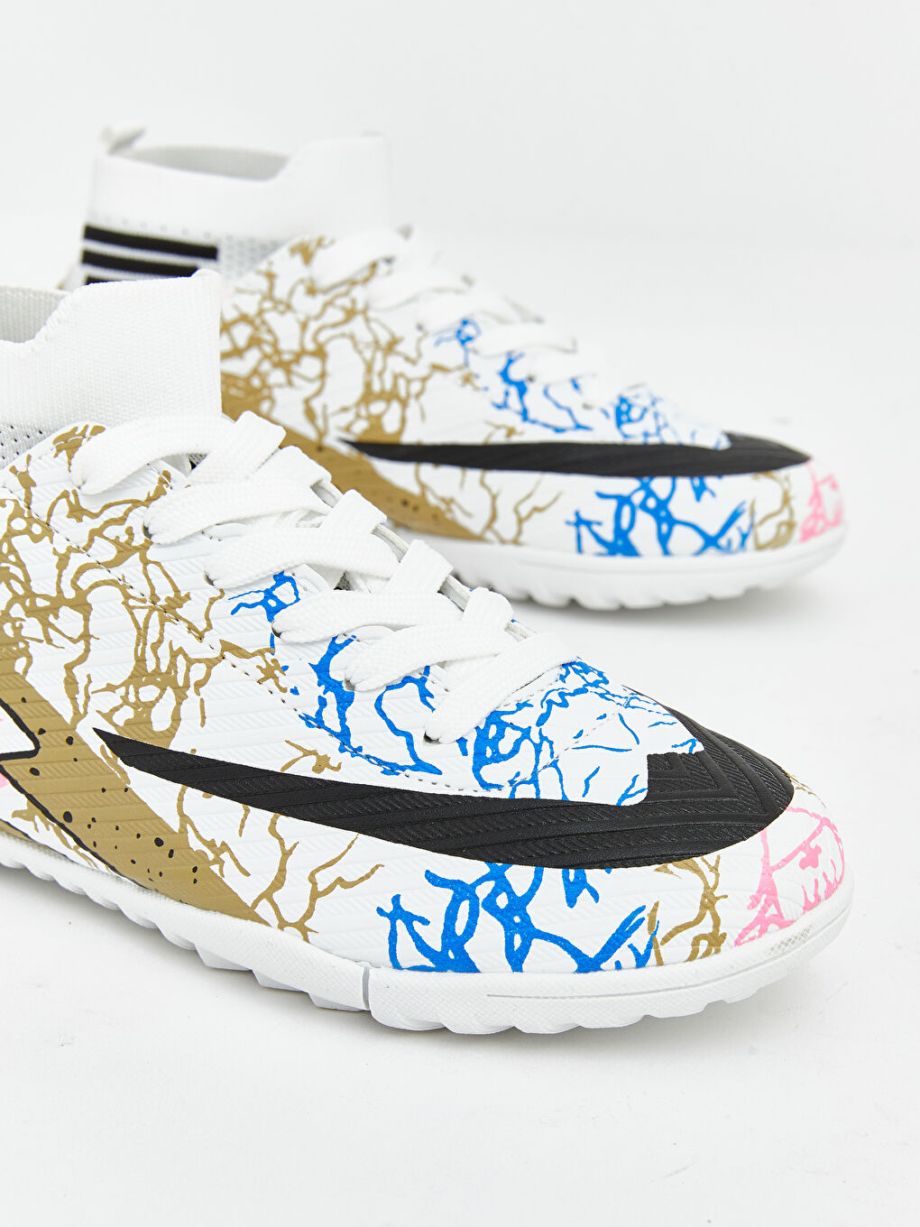 Printed Boys' Turf Soccer Shoes-2