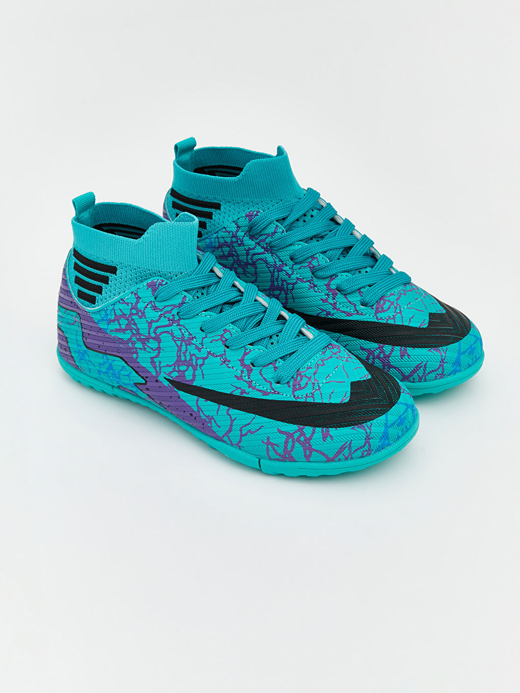 Printed Boys' Turf Soccer Shoes