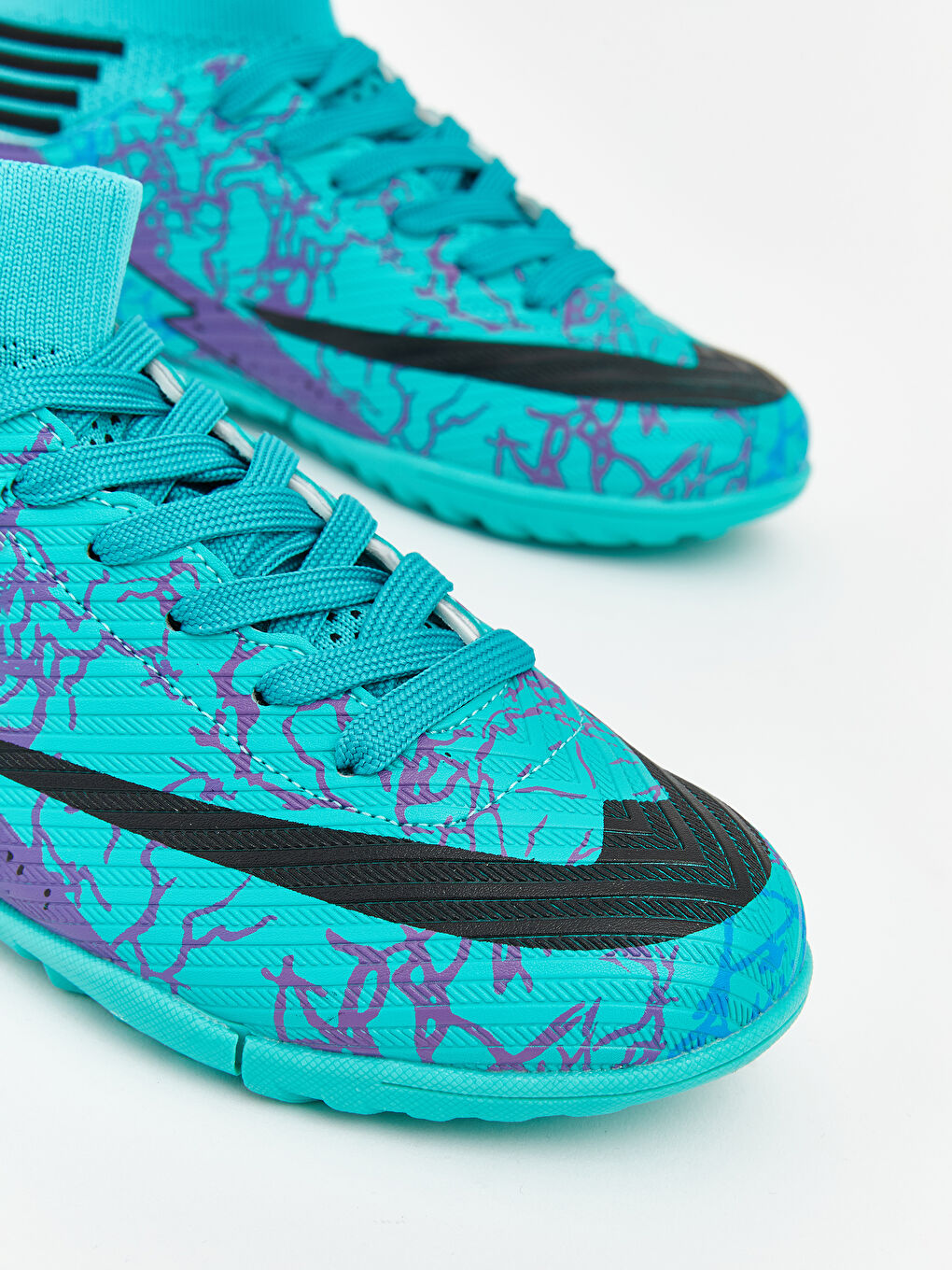 Printed Boys' Turf Soccer Shoes-2