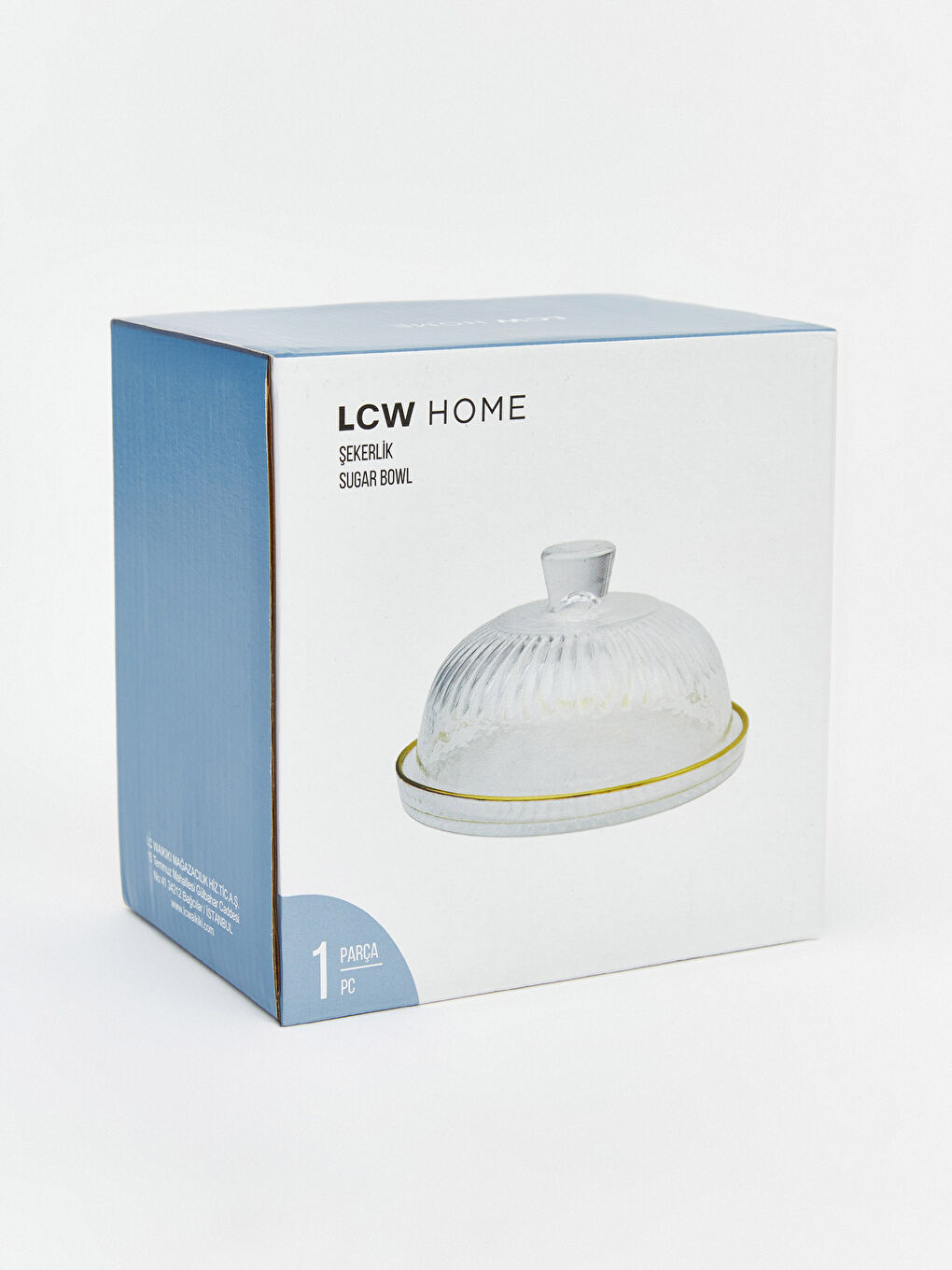 Renksiz Kapaklı Cam Şekerlik-1