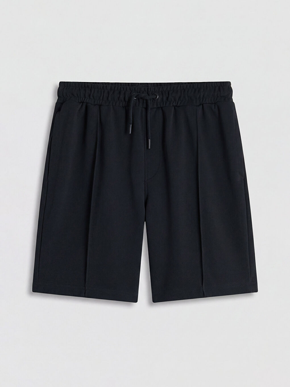Siyah Regular Fit Erkek Şort