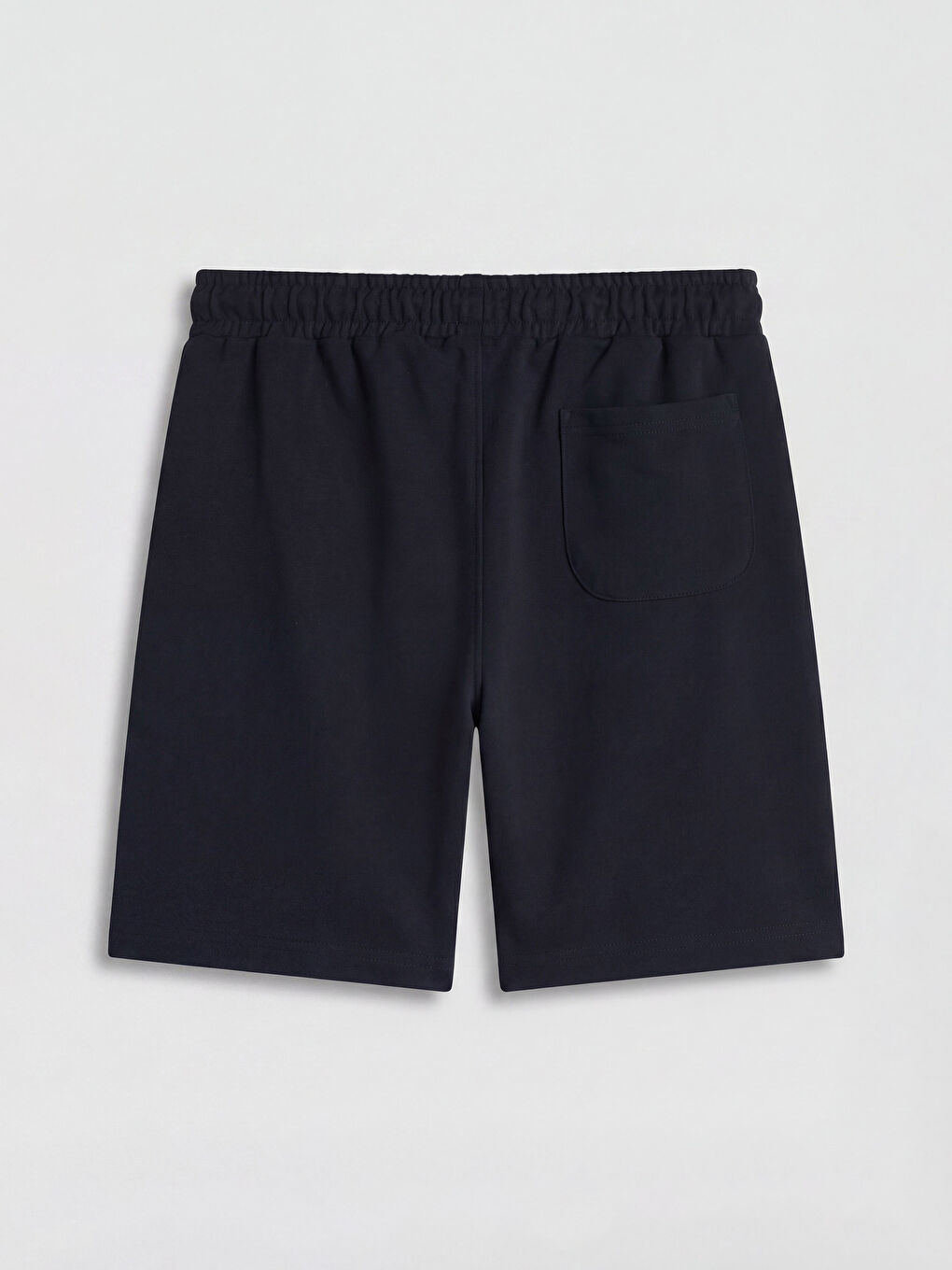 Siyah Regular Fit Erkek Şort-1