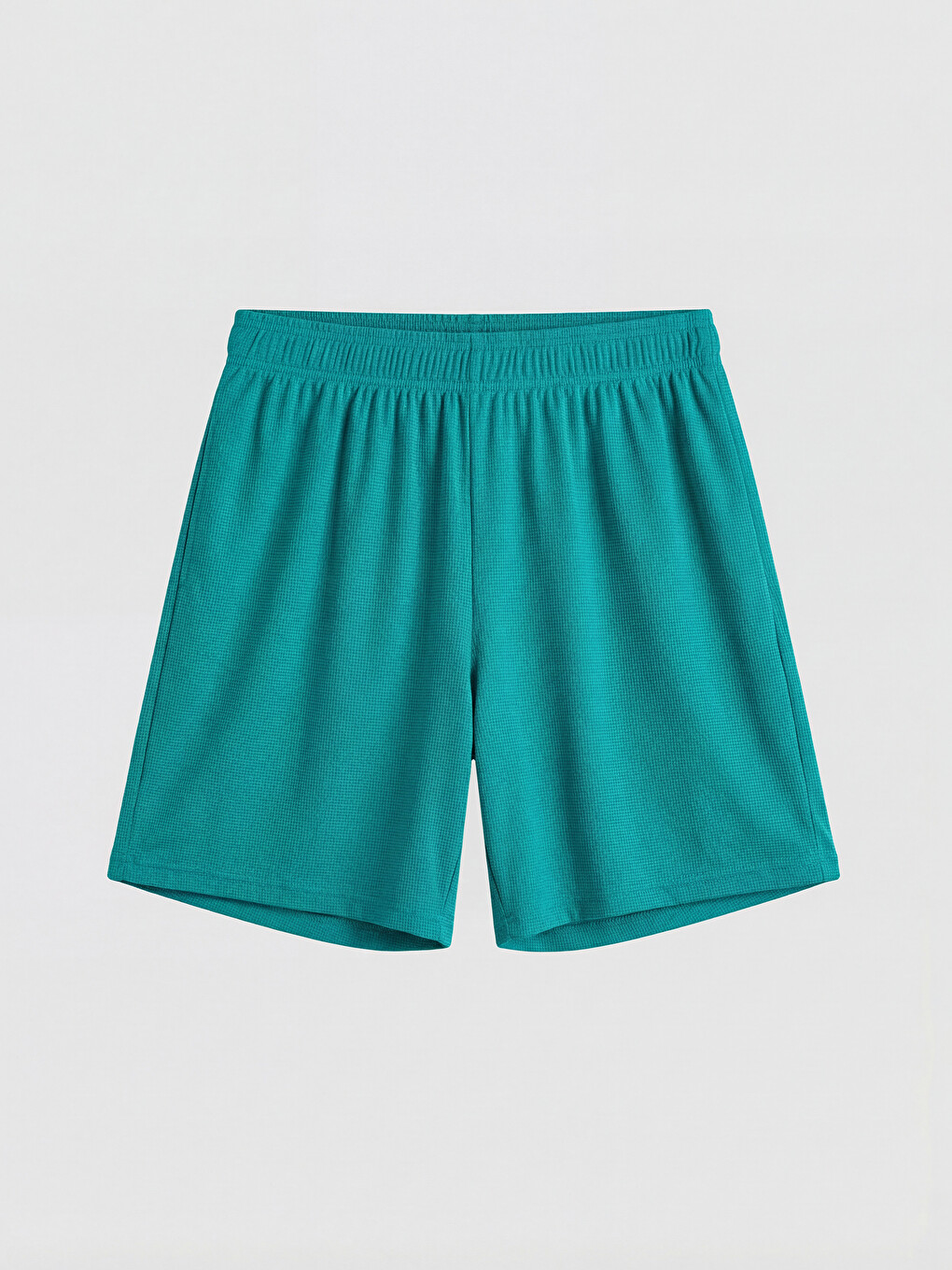 Man Green Active Shorts-4
