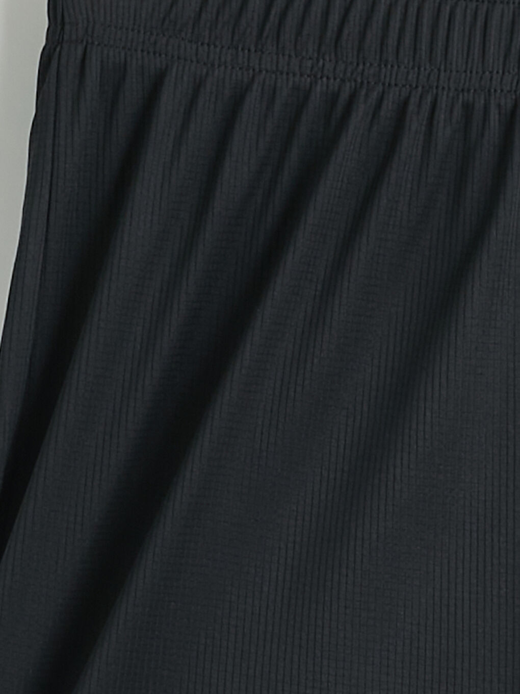 Siyah Rahat Kalıp Erkek Spor Şort-5