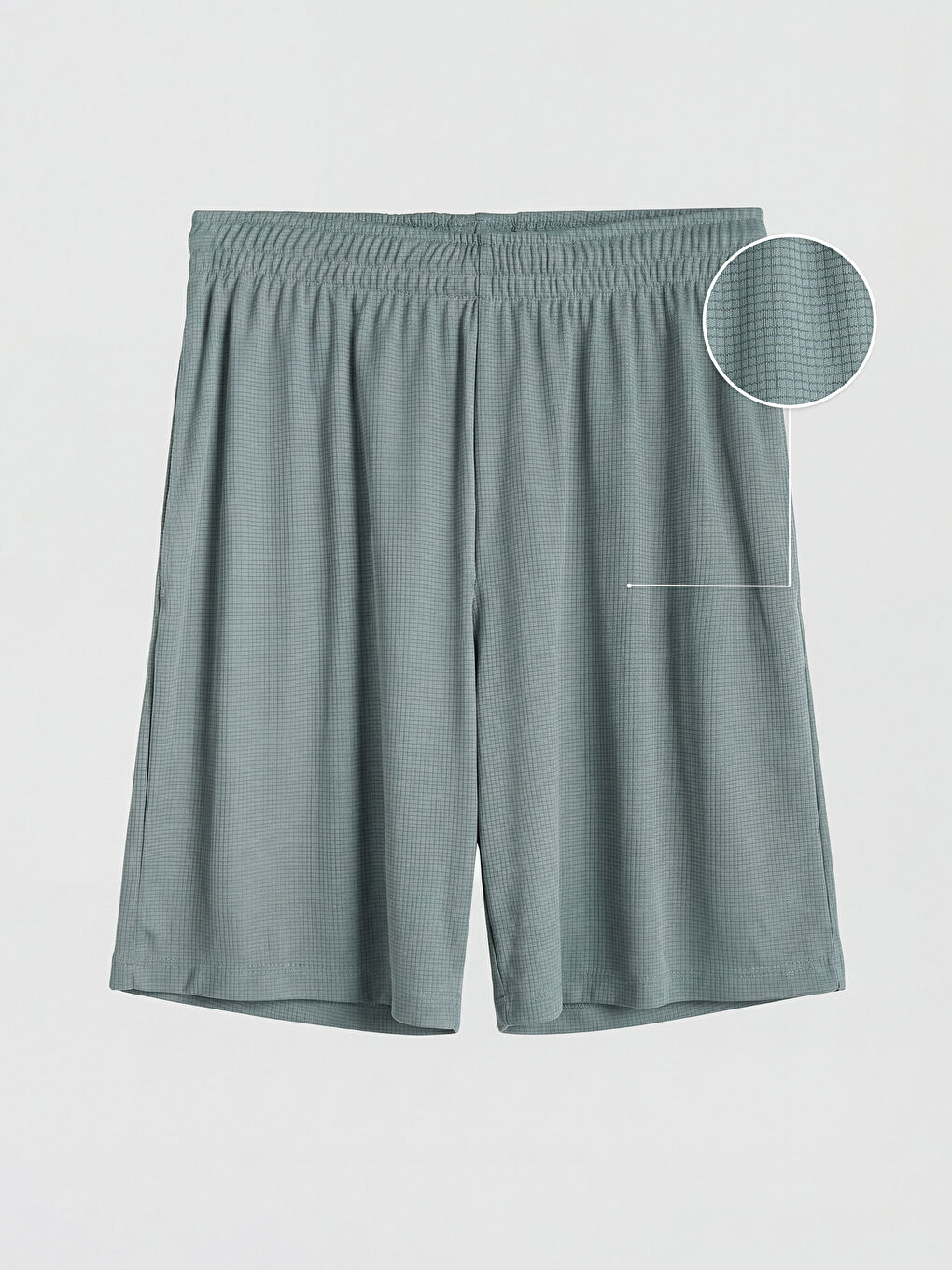 Mavi Rahat Kalıp Erkek Spor Şort-4