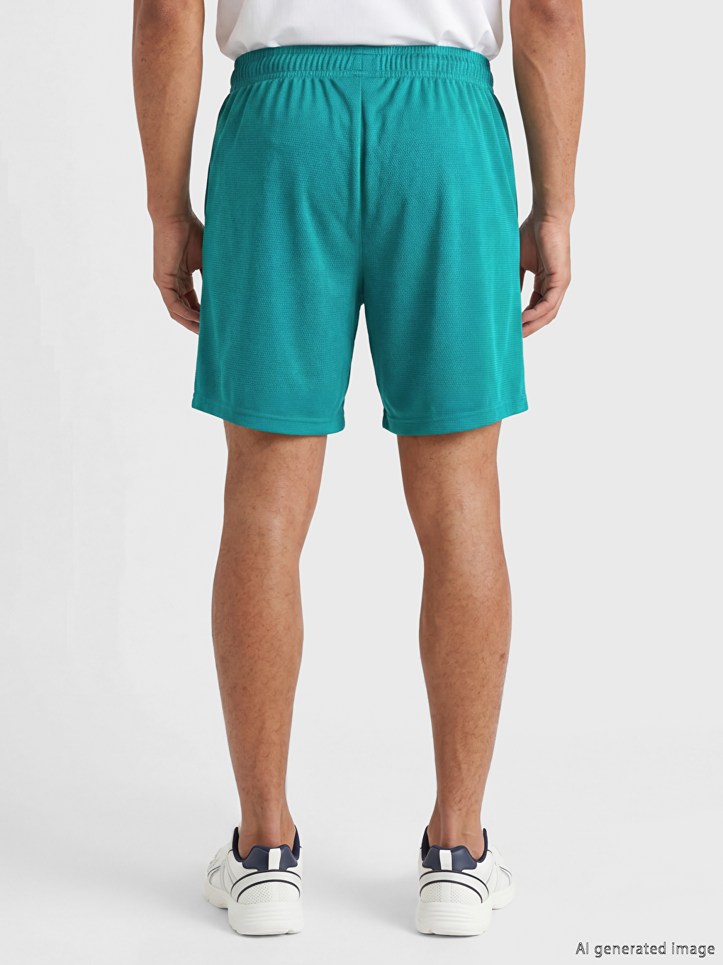 Man Green Active Shorts-3