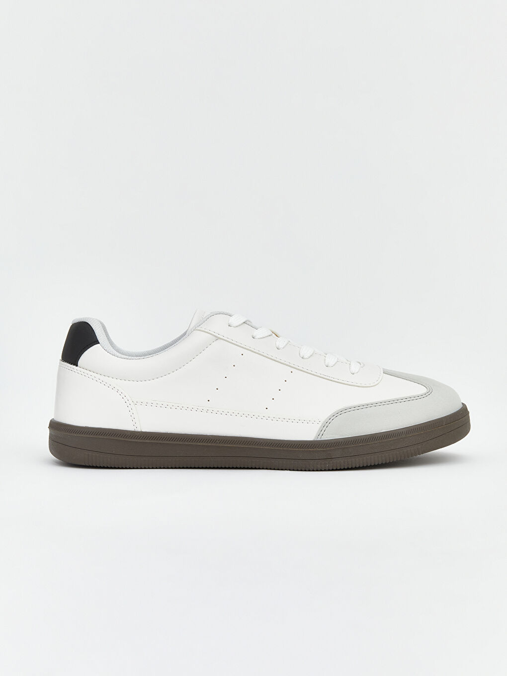 Beyaz Bağcıklı Erkek Spor Ayakkabı-1