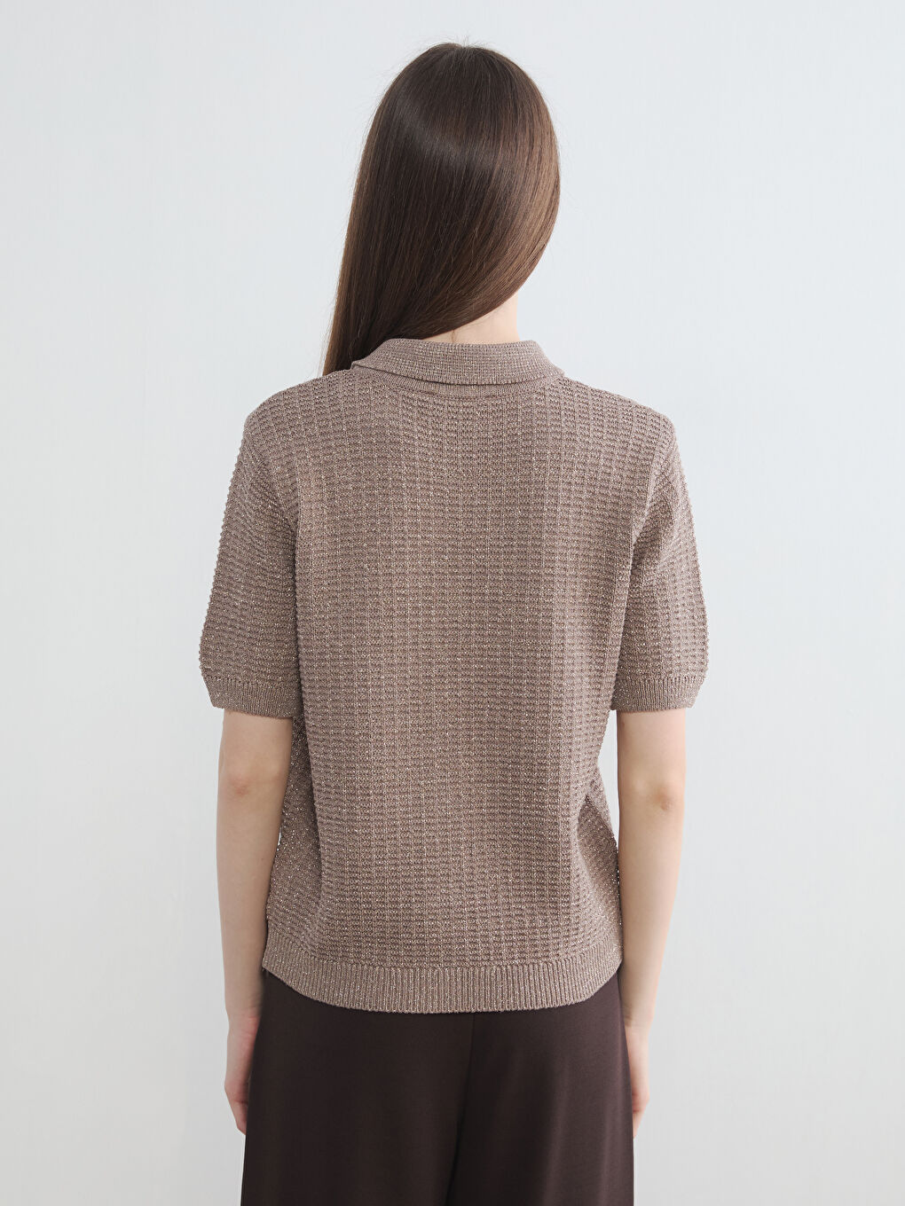 Cardigan BRUN Femme-3