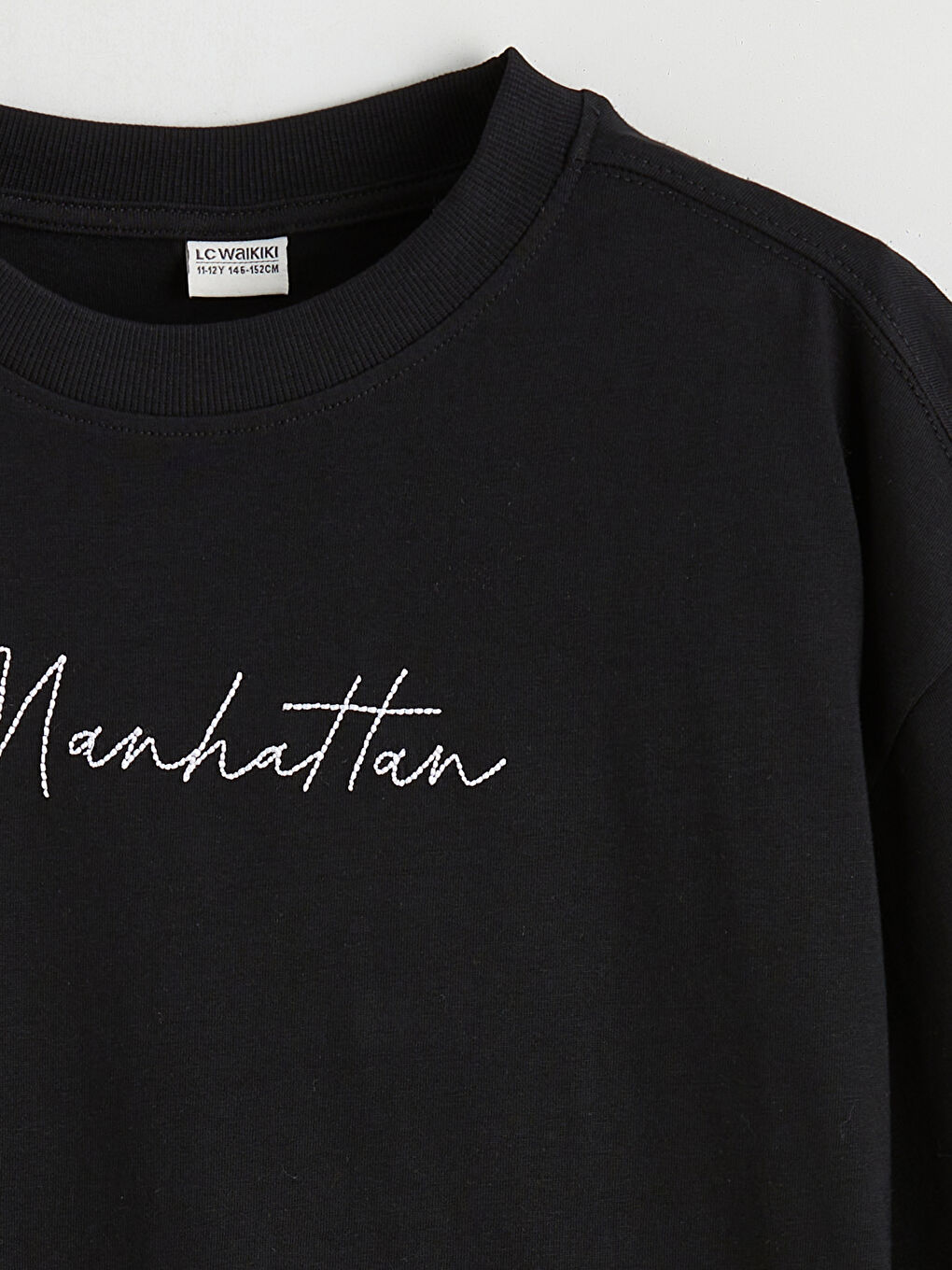 Crew Neck Embroidered Boy's T-Shirt-1