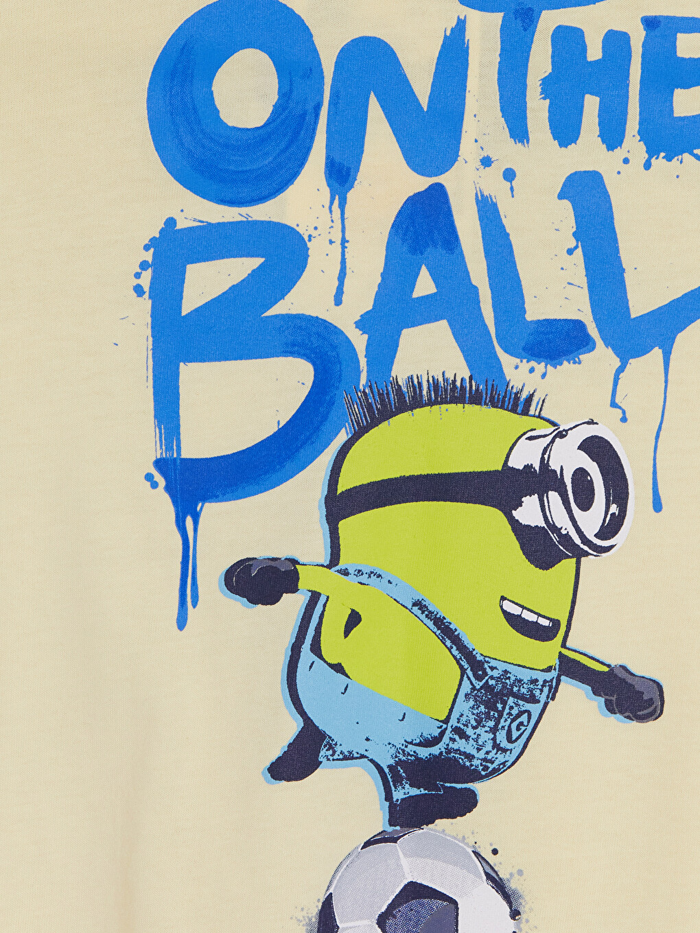Sarı Minions Baskılı Erkek Çocuk Şortlu Pijama Takımı-2