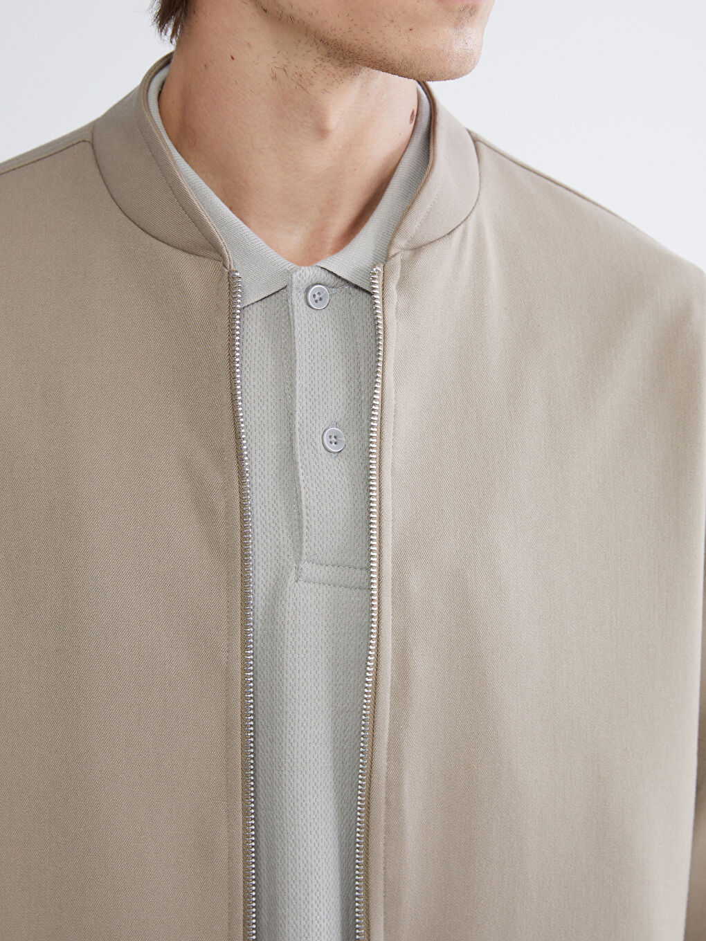 Kahverengi Standart Kalıp Erkek Ceket-2