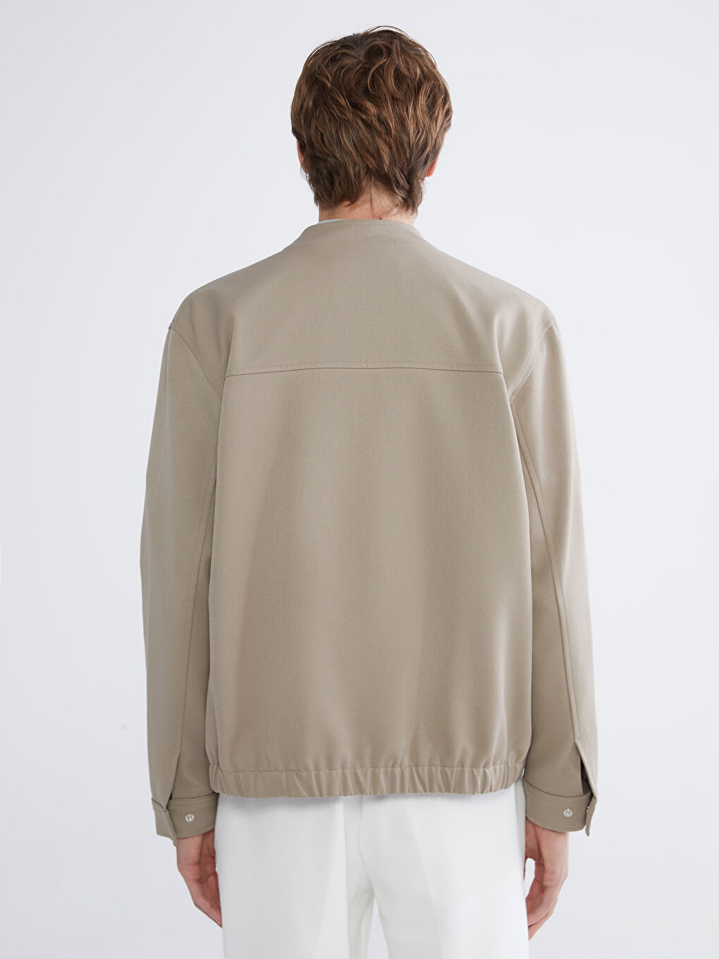 Kahverengi Standart Kalıp Erkek Ceket-4