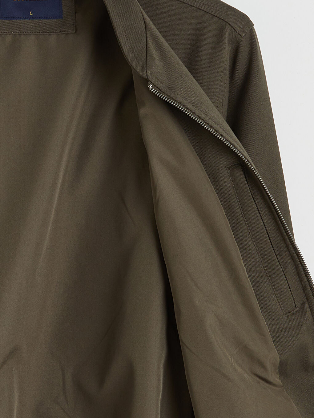 Haki Standart Kalıp Erkek Ceket-4