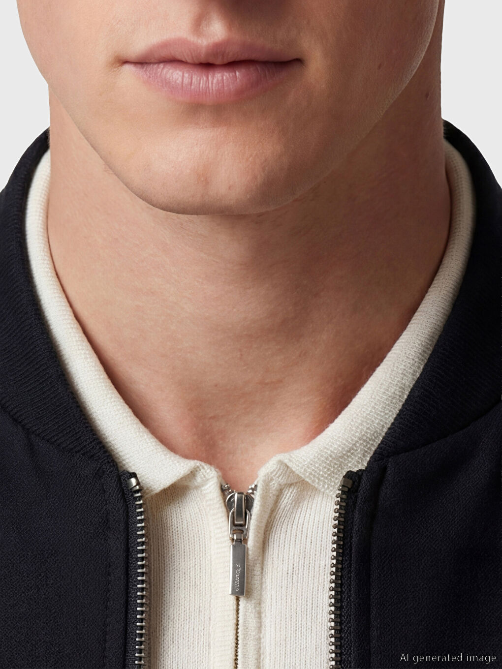 Lacivert Standart Kalıp Erkek Ceket-2