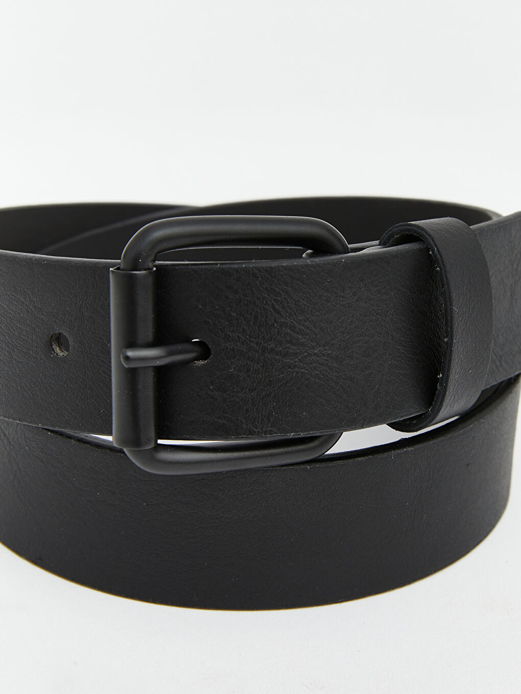 Siyah Deri Görünümlü Erkek Çocuk Kemer -4