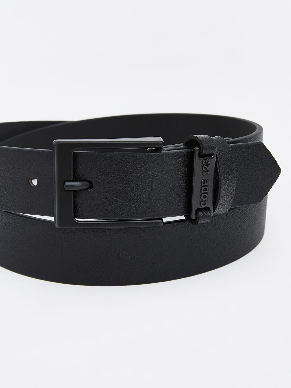 Siyah Deri Görünümlü Erkek Çocuk Kemer-3