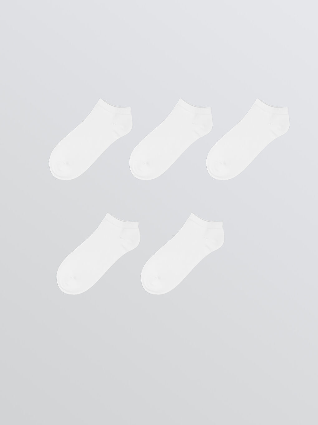 Man WHITE Trainer Socks