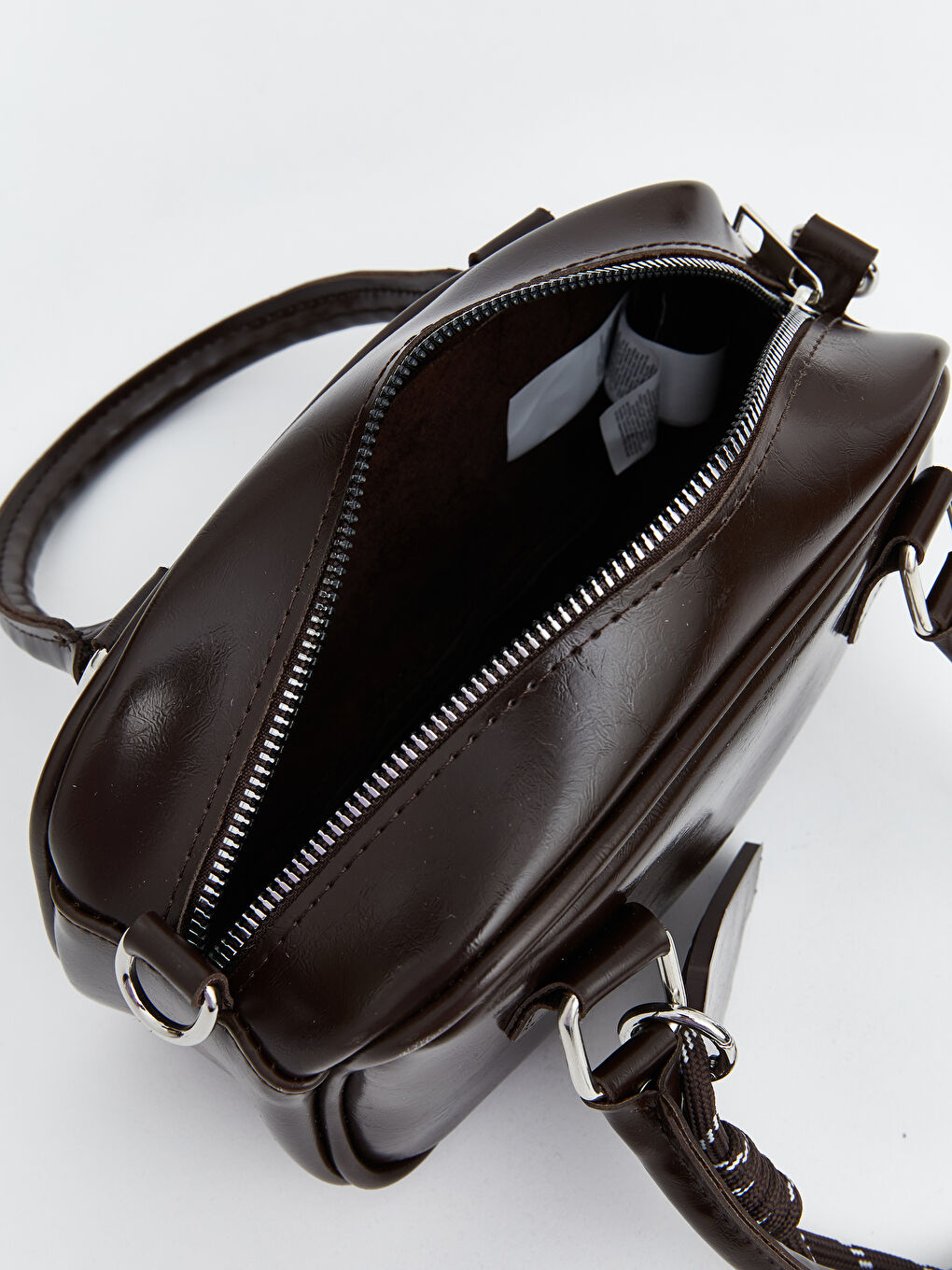 Kahverengi Aksesuar Detaylı Kadın Omuz Çantası-2