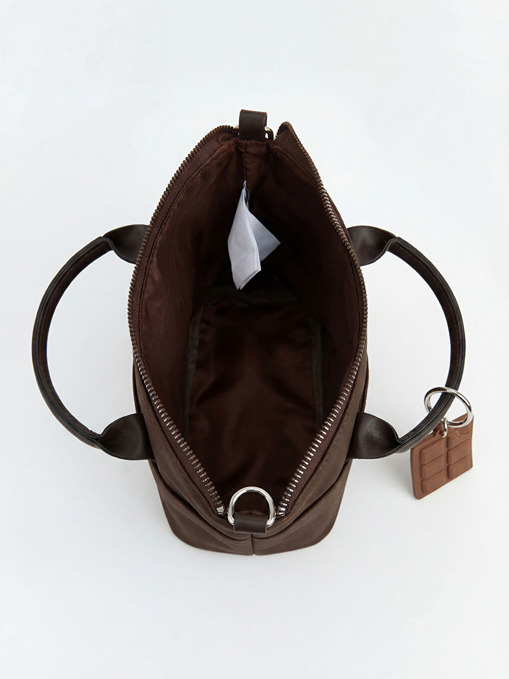 Kahverengi Aksesuarlı Kız Çocuk Omuz Çantası-2