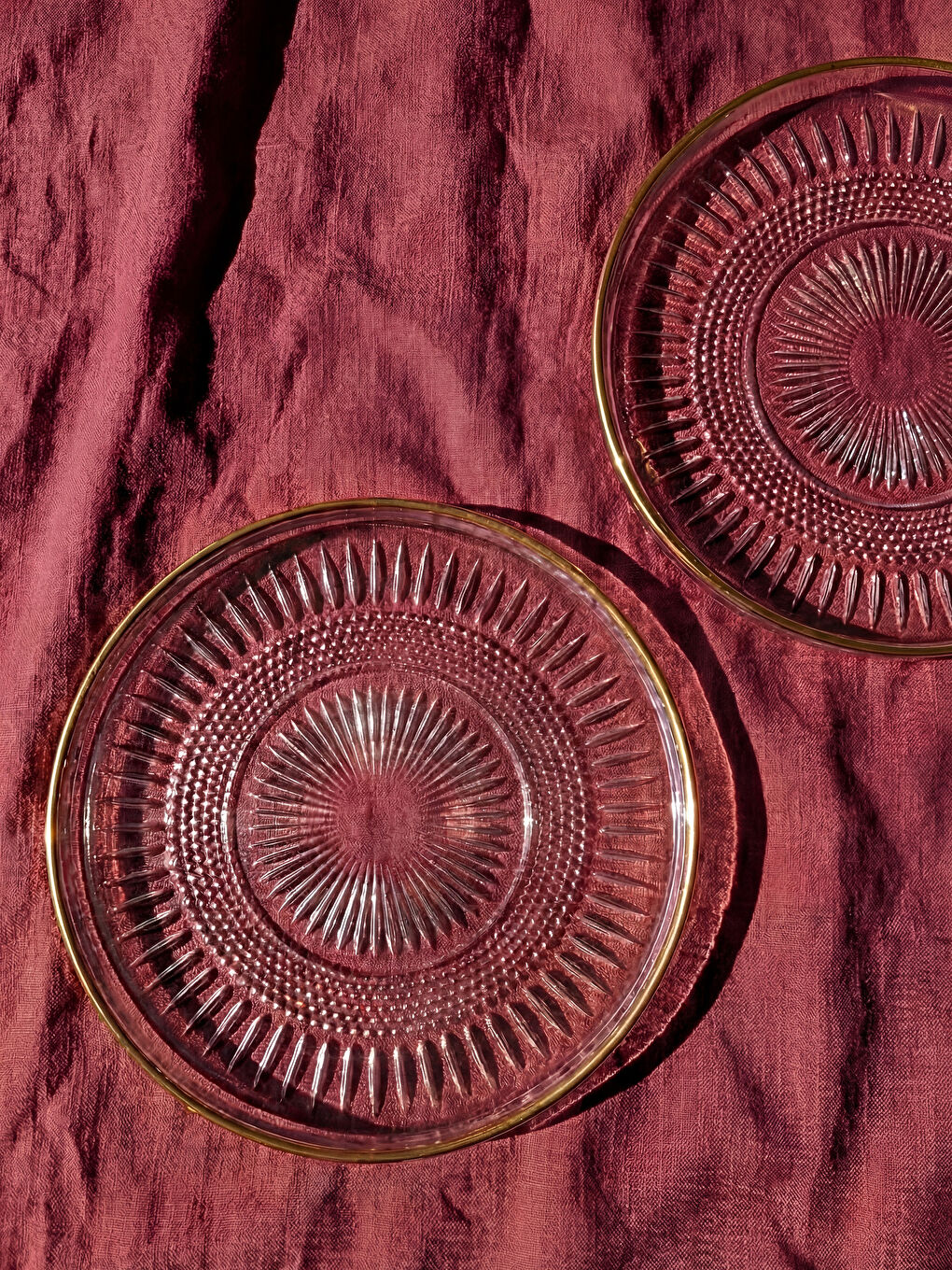 Set Farfurii Desert din Sticlă, Pachet de 4, 16 cm