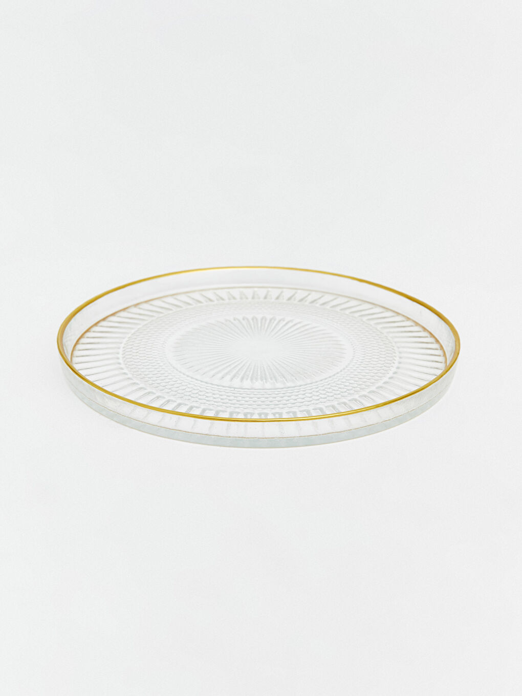 Renksiz Cam Pasta Tabağı Seti 4'lü 16 cm-3