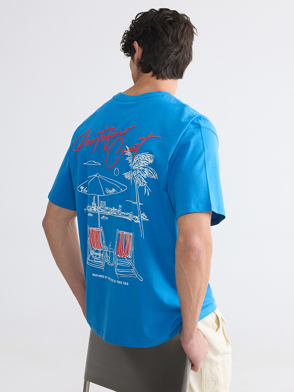 Man Blue T-shirt
