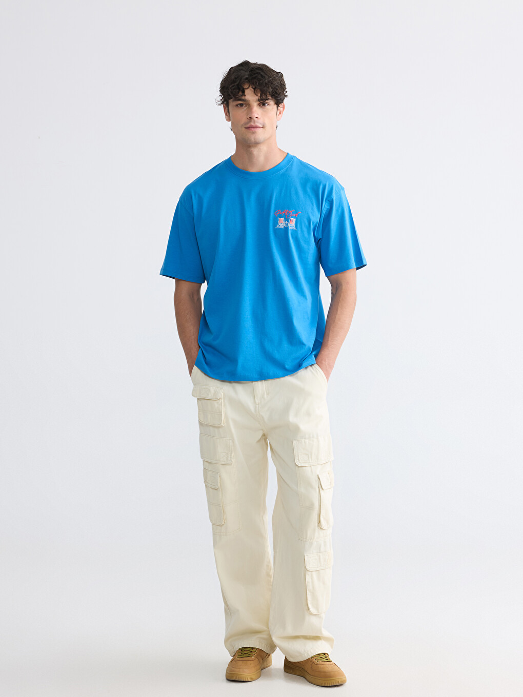 Man Blue T-shirt-1