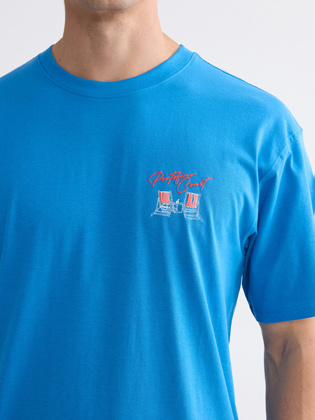 Man Blue T-shirt-2