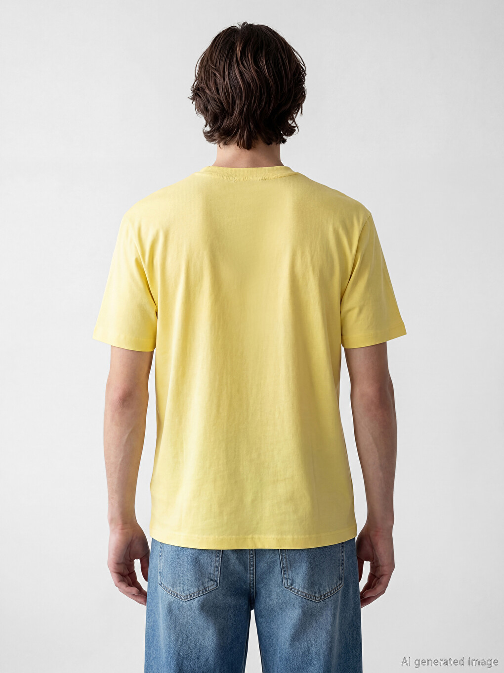 Crew Neck California Printed Men's T-shirt-3