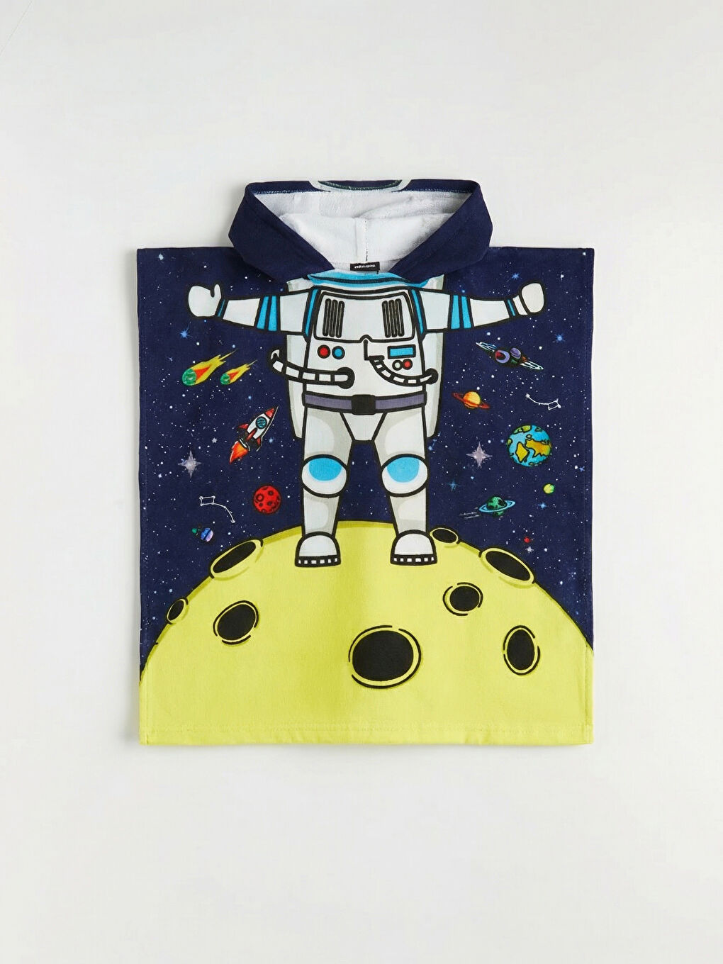 Štampani dečiji pončo peškir za plažu-1