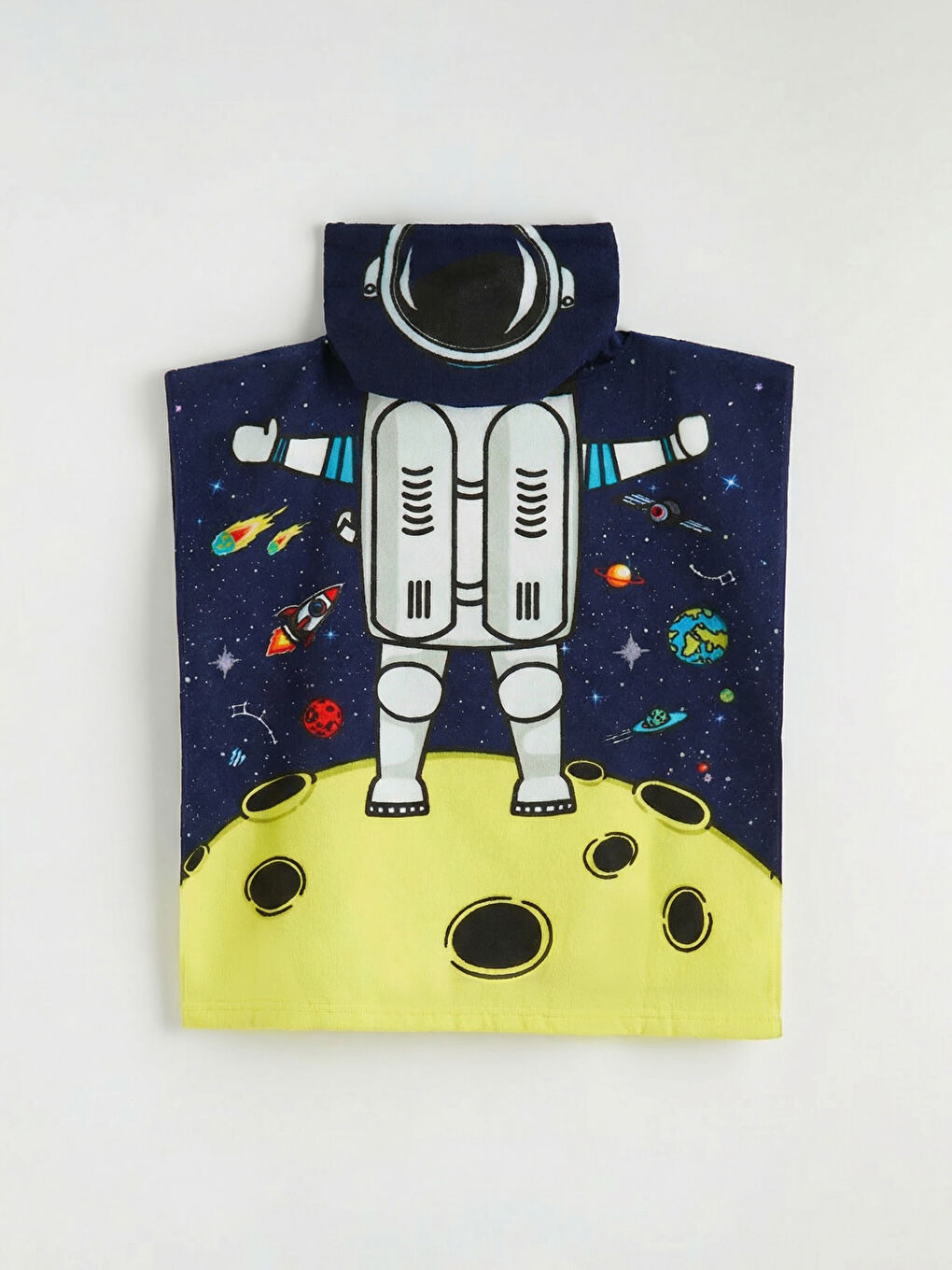 Štampani dečiji pončo peškir za plažu-2