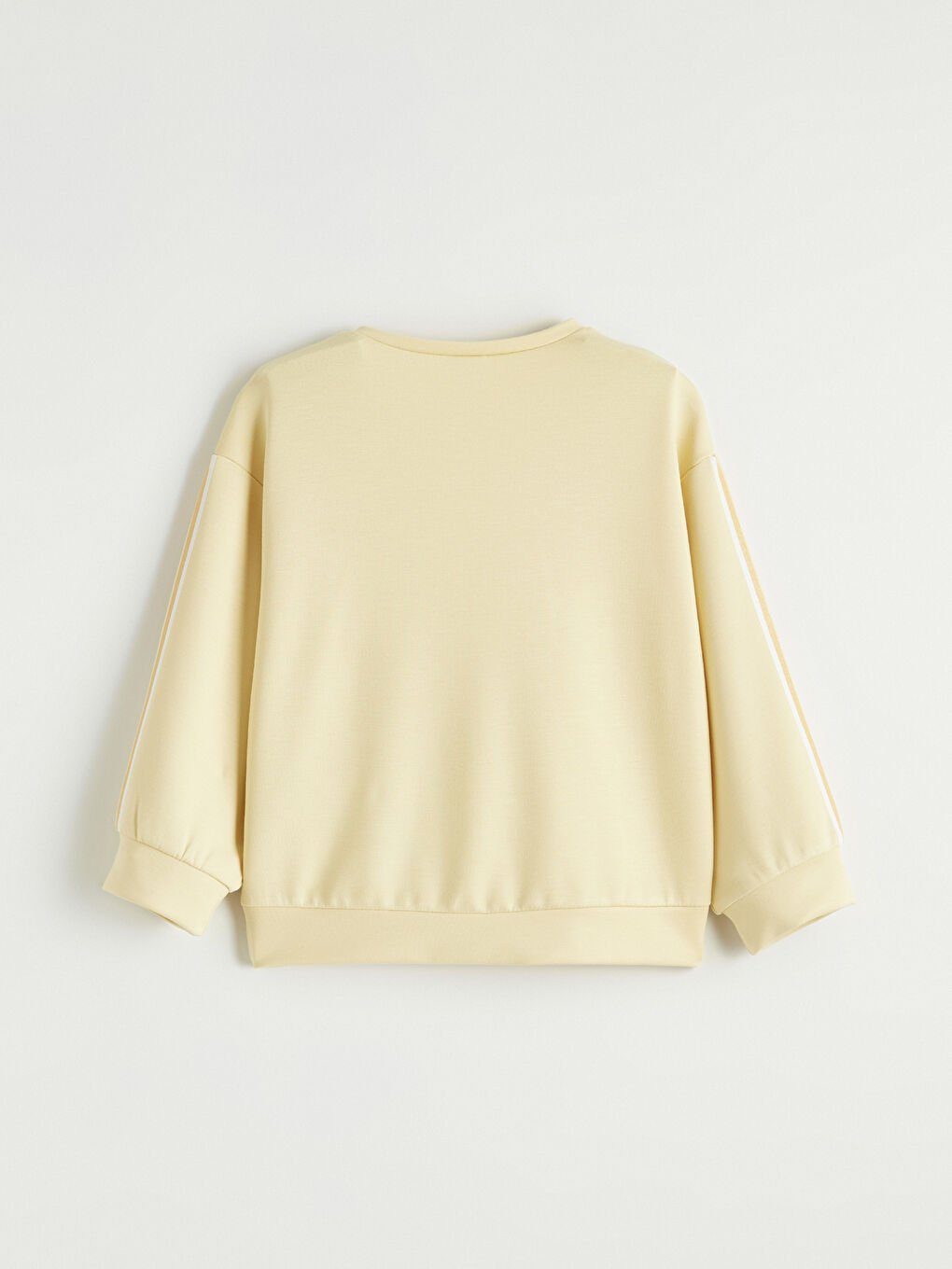 Sarı Baskılı Kız Çocuk Soft Touch Sweatshirt-1