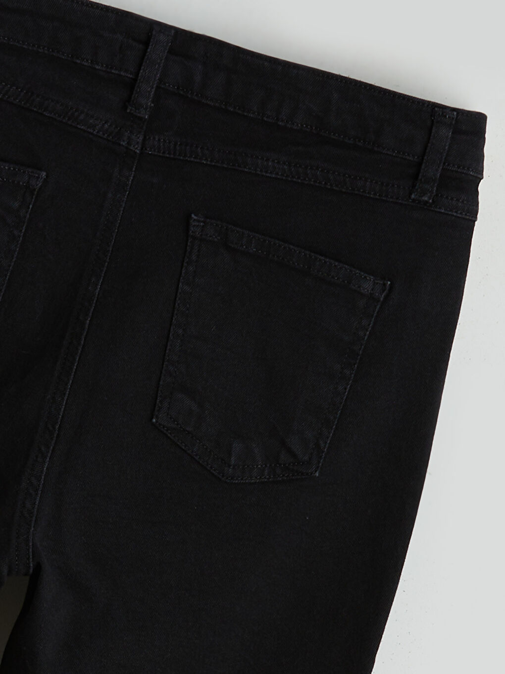 Siyah Mars Flare Kadın Jean Pantolon-5