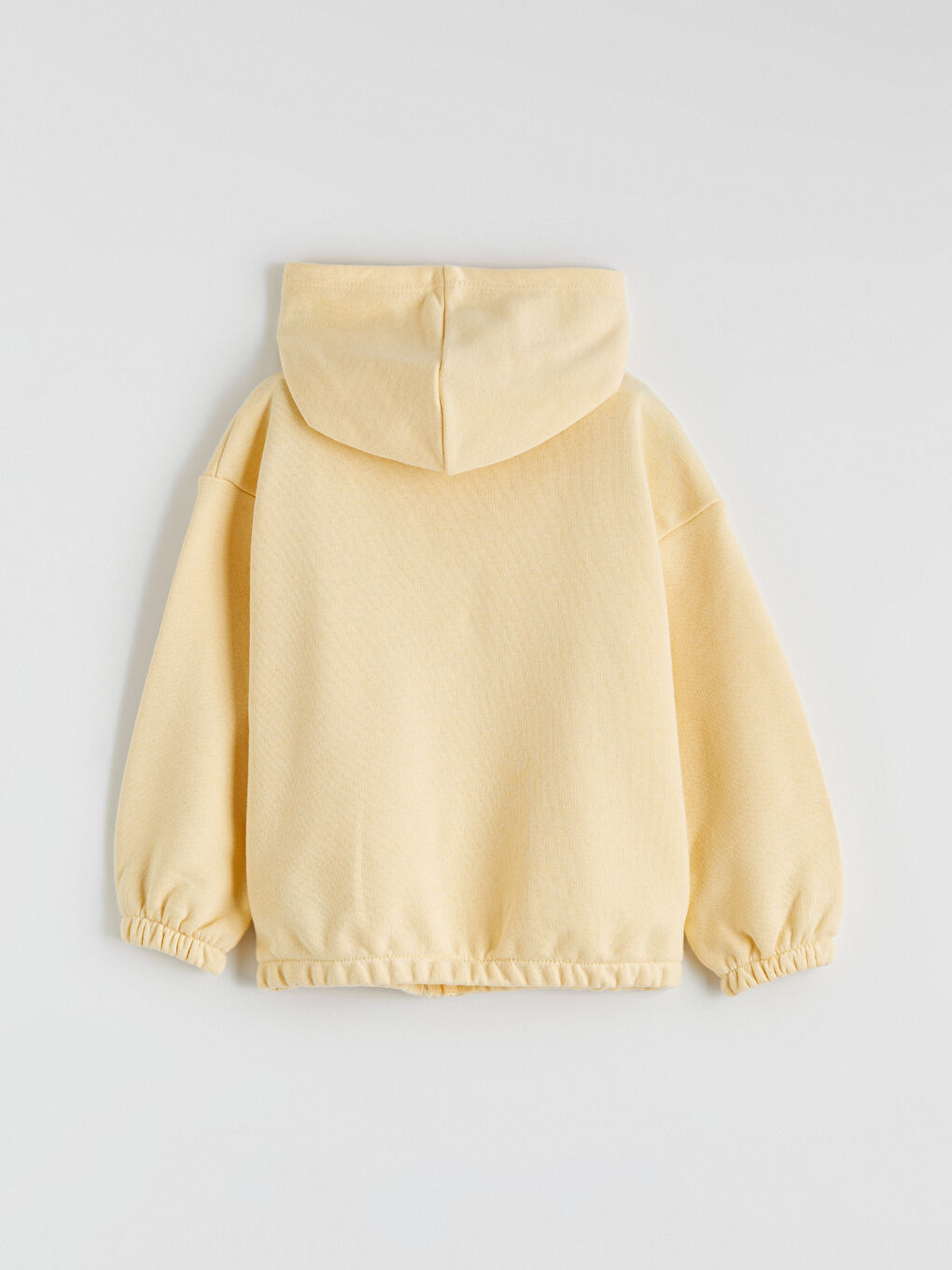 Sarı Kapüşonlu Nakışlı Kız Çocuk Eşofman Takımı-3